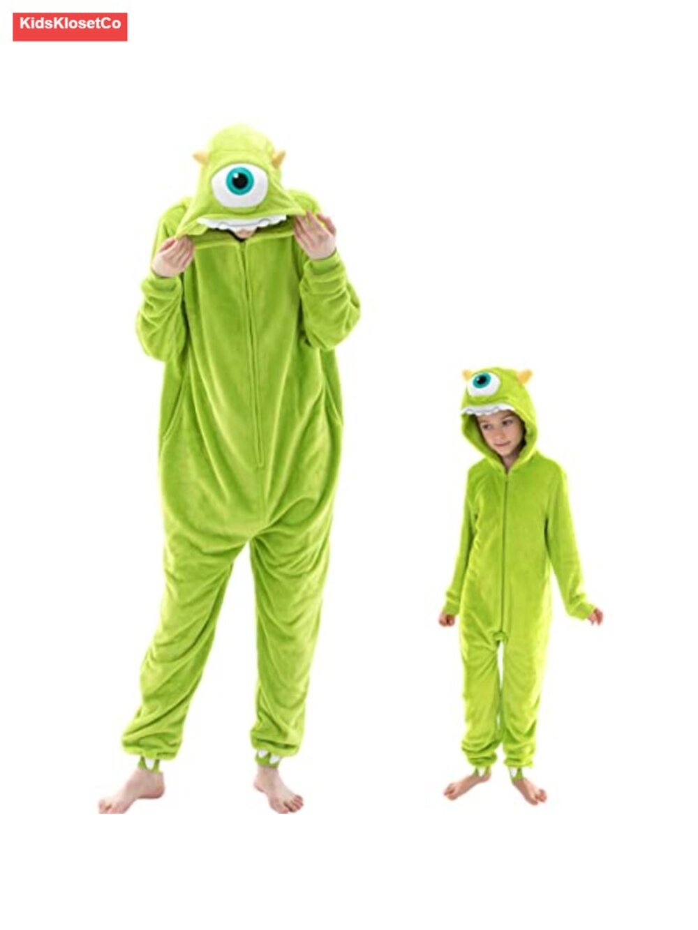 Snug Fit Unisex Flannel Onesie Pajamas Cosplay Animal Sleepwear